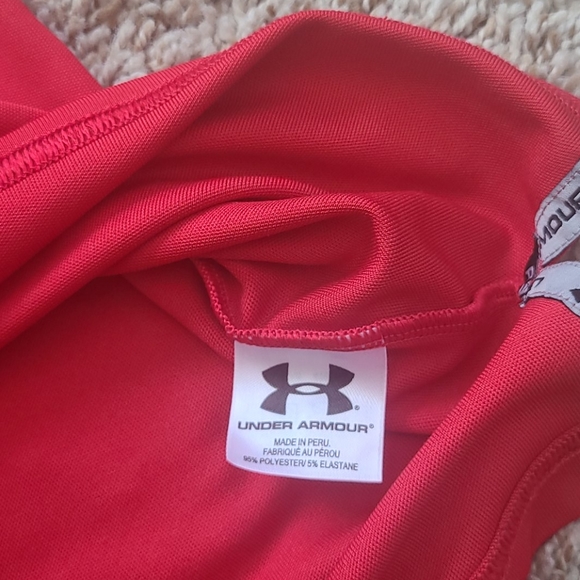 Under Armour Polo Mns L LG Clean EUC! Dual Tone - Picture 4 of 5